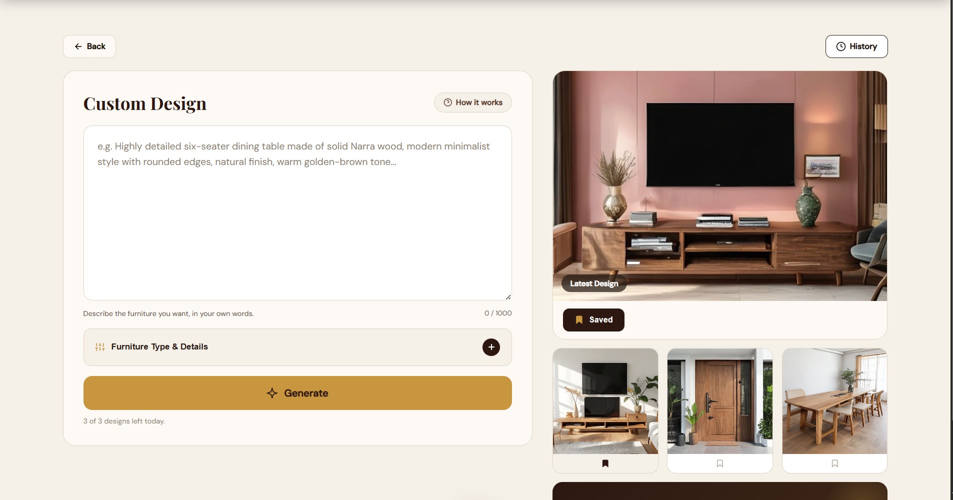 LP Furniture Shop Slide 3